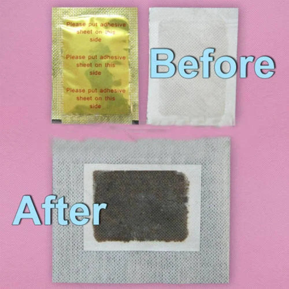 Foot patch (pack of 10) Herbal And Gentle Ingredient Detox Foot Pads, Natural Ingredients for Sleep Aid, Pain Relief, Toxin Removal with Bamboo Vinegar and Acupoint Micro-Massage Technology