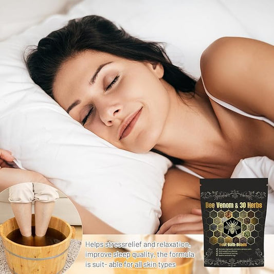 Bee Venom & 30 Herbs Firming Detox Foot Bath Beads (Pack of 30)