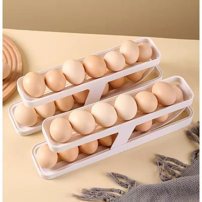 Automatic 2-Tier Rolling Egg Dispenser