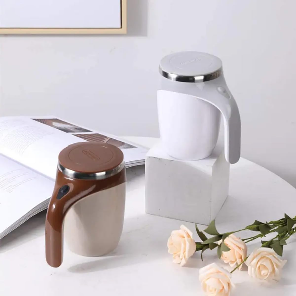 Automatic Magnetic Stirring Coffee Mug